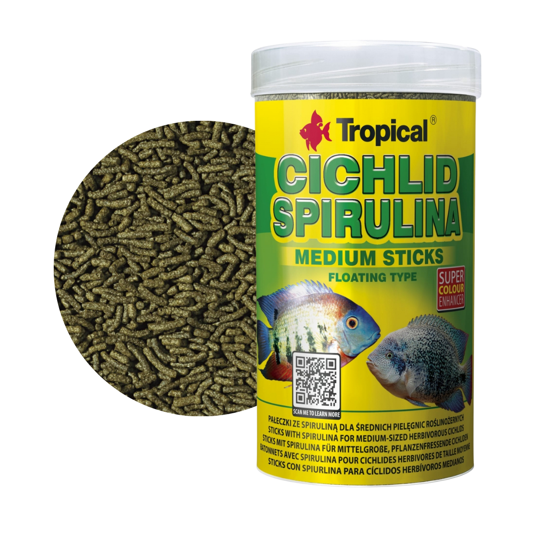 Cichlid Spirulina Medium Sticks