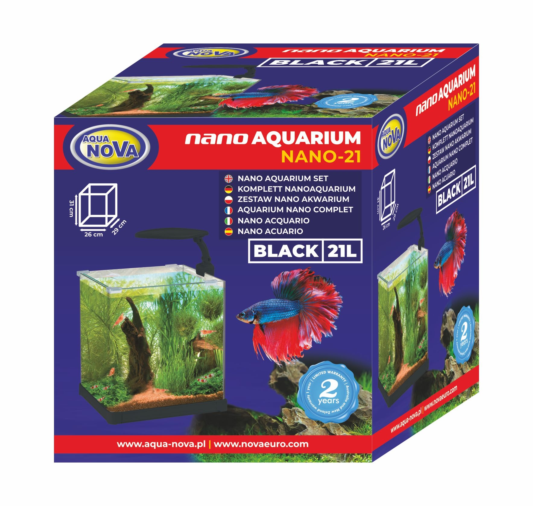 Nano-Aquarium 21L