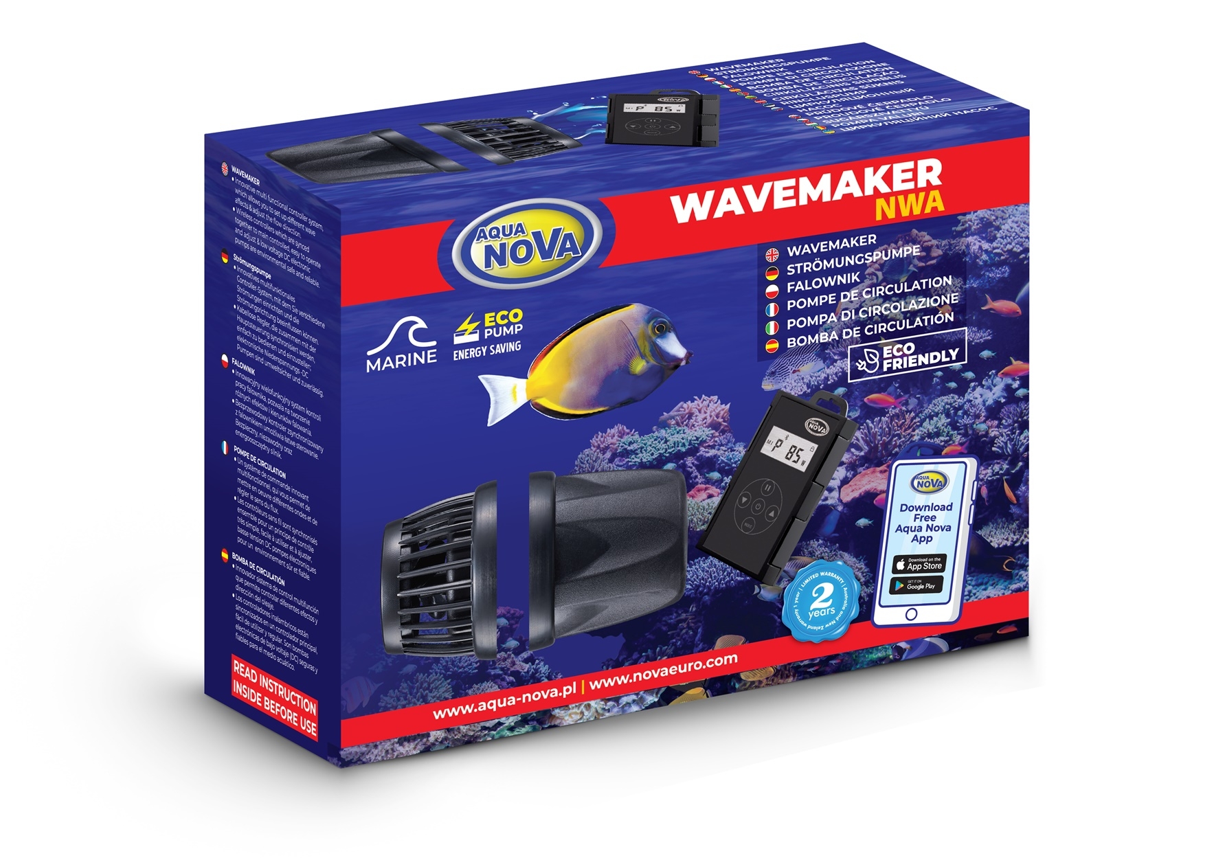 Strömungspumpe mit Controller