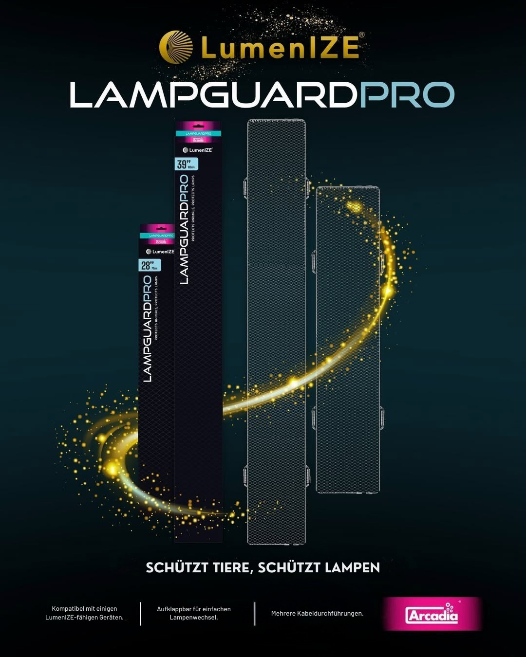 Der LAMPGUARD PRO passt jetzt auch auf ausgewhlte LumenIZE-Modelle  schtzt Lampen kompat