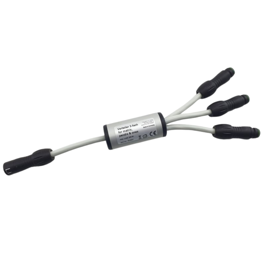 Verteiler, 3-fach für onex, matrix & pendix Verteiler, 3-fach für onex, matrix & pendix